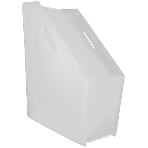 DOITOOL Vertikaler Aktenordner Stehender Accordion File Folder mit Großer Kapazität Kunststoff Dokumenten Organizer für Büro Schule und Zuhause Mehrfach Unterteilte Tragbare Dateiablage von DOITOOL