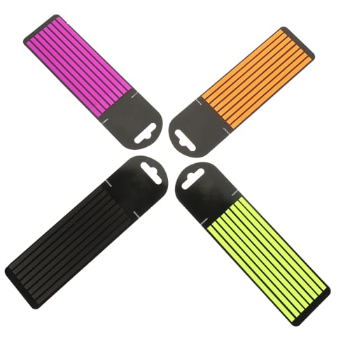 DOITOOL Vibrante Haftstreifen für Lesen Bücher mit Professionellen Textmarker Streifen Schwarz Dunkelviolett Gelb und Orange für Schule und Büro Wiederverwendbar und Haftstark DOITOOL Vibrante Haftstreifen für Lesen Bücher mit Professionellen Textmarker Streifen Schwarz Dunkelviolett Gelb und Orange für Schule und Büro Wiederverwendbar und Haftstark von DOITOOL