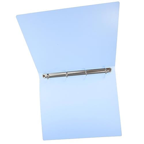 DOITOOL Vier-Loch-Ordner Bindemappen Dokument Organizer Ordner Dokumentordner erweiterbar Briefordner aufbewahrungsmappe dokumententasche notizbuch Aktenordner Büro-Aktentasche Metall Blue von DOITOOL