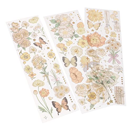 DOITOOL Vintage Blumen Aufkleber Teilig Dekorative Journaling Decals aus Umweltfreundlichem Pet Selbstklebend Vielseitig für Scrapbooking Geschenkschachteln Diy Projekte Freunde Geeignet DOITOOL Vintage Blumen Aufkleber Teilig Dekorative Journaling Decals aus Umweltfreundlichem Pet Selbstklebend Vielseitig für Scrapbooking Geschenkschachteln Diy Projekte Freunde Geeignet von DOITOOL