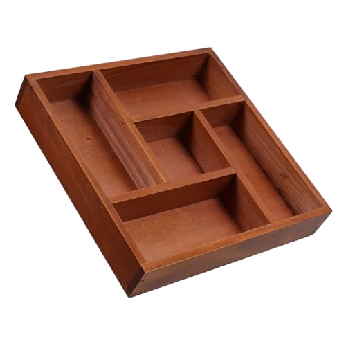 DOITOOL Vintage Holz Schreibtisch Organizer mit Fächern Multifunktionale Aufbewahrungsbox für Kosmetik Schmuck und Büromaterial Stilvolles Design für Schreibtisch oder Kommode Langlebig DOITOOL Vintage Holz Schreibtisch Organizer mit Fächern Multifunktionale Aufbewahrungsbox für Kosmetik Schmuck und Büromaterial Stilvolles Design für Schreibtisch oder Kommode Langlebig von DOITOOL