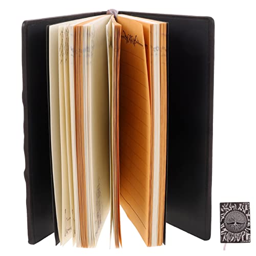 DOITOOL Vintage PU Notizbuch mit Geprägtem Cover Handgemachter Reisejournal für Scrapbook und Notizen für Schule Büro Reisen und für Frauen DOITOOL Vintage PU Notizbuch mit Geprägtem Cover Handgemachter Reisejournal für Scrapbook und Notizen für Schule Büro Reisen und für Frauen von DOITOOL