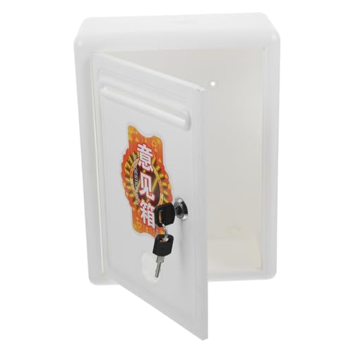 DOITOOL Vorschlagsbox briefkasten Mailbox für Wand wandmontierte Boxen Wandbriefkästen für draußen MAIL -Mailboxen Briefkästen für draußen sperren Mailbox -Wand montiert Plastik Weiß DOITOOL Vorschlagsbox briefkasten Mailbox für Wand wandmontierte Boxen Wandbriefkästen für draußen MAIL -Mailboxen Briefkästen für draußen sperren Mailbox -Wand montiert Plastik Weiß von DOITOOL