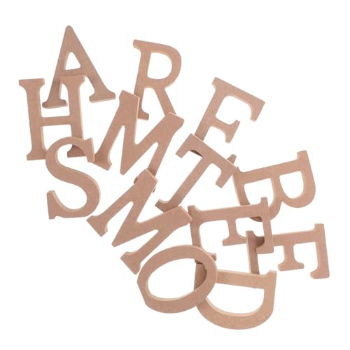 DOITOOL Walnussbuchstaben Holzbuchstaben Für Regal Buchstabenschild Für Die Wand Handgefertigter Holzbuchstabe Personalisierte Holzbuchstaben Dekorativer Holzbuchstabe Für Den von DOITOOL