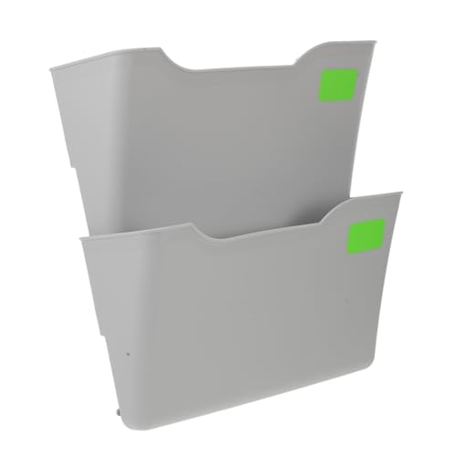 DOITOOL Wandhängender Dateiordner aus Kunststoff Multifunktionaler Wand-organizer mit Fächern Platzsparender Dokumentenhalter für Büro und Zuhause Einfache Befestigung Langlebiger von DOITOOL