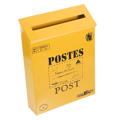 DOITOOL Wandmontierter Vintage Briefkasten Zeitungsfach Praktisch Für Zuhause Dekoration Als Vorschlagskasten Für Veranstaltungen DOITOOL Wandmontierter Vintage Briefkasten Zeitungsfach Praktisch Für Zuhause Dekoration Als Vorschlagskasten Für Veranstaltungen von DOITOOL