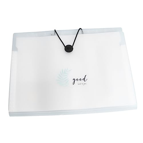 DOITOOL Wasserdichte Aktenmappe mit Fächern Organizer für Büro und Schulunterlagen in Weiß für Dokumentenaufbewahrung und Reise DOITOOL Wasserdichte Aktenmappe mit Fächern Organizer für Büro und Schulunterlagen in Weiß für Dokumentenaufbewahrung und Reise von DOITOOL