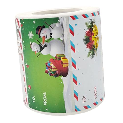 DOITOOL Weihnachtliche Rechteckige Aufkleber mit Schriftfeld Selbstklebende Labels Multifunktionale Kartonsticker für Geschenke Kuchenverpackungen und Partydekoration Je DOITOOL Weihnachtliche Rechteckige Aufkleber mit Schriftfeld Selbstklebende Labels Multifunktionale Kartonsticker für Geschenke Kuchenverpackungen und Partydekoration Je von DOITOOL