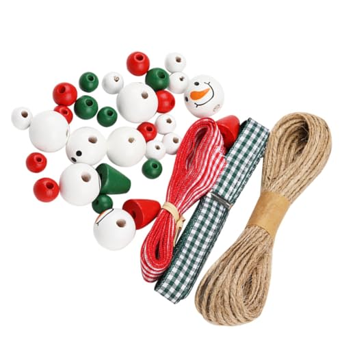 DOITOOL Weihnachtliche Schneemann Holzperlen aus Robustem Holz Vielseitig für Diy Schmuck Schlüsselanhänger Partydeko Rustikal und Langlebig für Festliche Winterdekorationen DOITOOL Weihnachtliche Schneemann Holzperlen aus Robustem Holz Vielseitig für Diy Schmuck Schlüsselanhänger Partydeko Rustikal und Langlebig für Festliche Winterdekorationen von DOITOOL