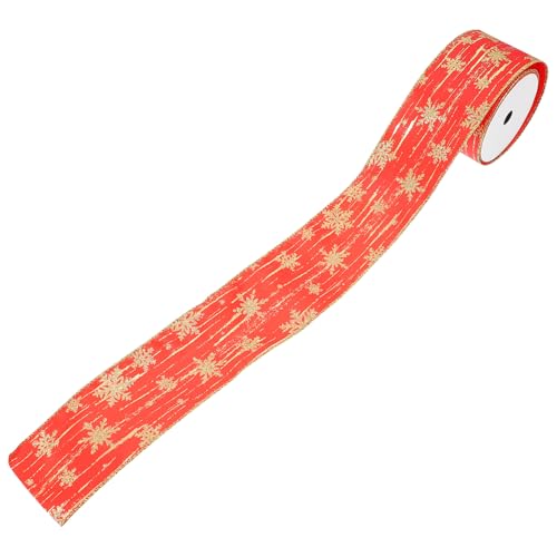 DOITOOL Weihnachtliches Geschenkband Breit Yards Satinband für Schleifen DIY Weihnachtsbaum Dekoration Treppengeländer Haarschleifen Vielseitiges Verpackungsband DOITOOL Weihnachtliches Geschenkband Breit Yards Satinband für Schleifen DIY Weihnachtsbaum Dekoration Treppengeländer Haarschleifen Vielseitiges Verpackungsband von DOITOOL