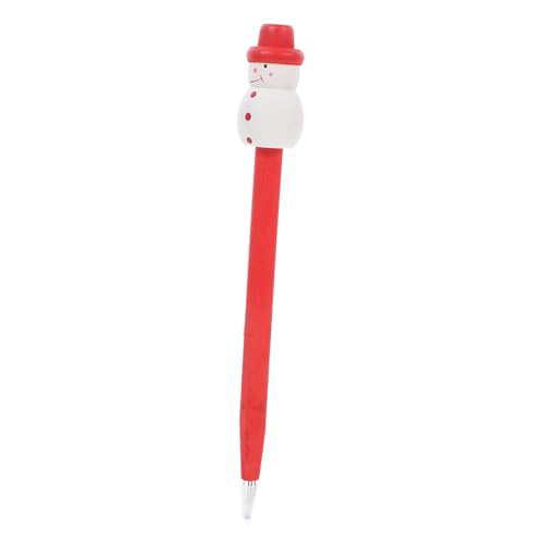 DOITOOL Weihnachts Gelstifte Schneemann Design Handgefertigte Holzstifte für Schule und Büro Festliche Kugelschreiber als Weihnachtsgeschenk für Studenten DOITOOL Weihnachts Gelstifte Schneemann Design Handgefertigte Holzstifte für Schule und Büro Festliche Kugelschreiber als Weihnachtsgeschenk für Studenten von DOITOOL