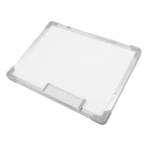 DOITOOL Whiteboard zum Schreiben von Nachrichten Whiteboard-Staffelei tragbare Trockenlöschetafel trocken abwischbares Kalenderbrett für die Wand Mini White Board Aluminiumlegierung Weiß DOITOOL Whiteboard zum Schreiben von Nachrichten Whiteboard-Staffelei tragbare Trockenlöschetafel trocken abwischbares Kalenderbrett für die Wand Mini White Board Aluminiumlegierung Weiß von DOITOOL