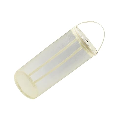 DOITOOL Wollgarn Aufbewahrungstasche Netzstoff Diy Strick und Häkelbedarf Organizer Beige Unterwegs Geruchlos und Natürlichen Materialien für Strick und Häkelprojekte von DOITOOL