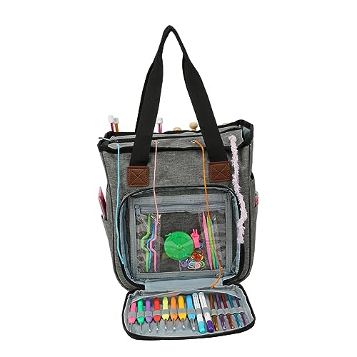 DOITOOL Wollgarn Aufbewahrungstasche Schultertasche Für Strickprojekte Große Kapazität Multifunktionale Organizer Für Handarbeiten Zur Aufbewahrung Von Garn DOITOOL Wollgarn Aufbewahrungstasche Schultertasche Für Strickprojekte Große Kapazität Multifunktionale Organizer Für Handarbeiten Zur Aufbewahrung Von Garn von DOITOOL