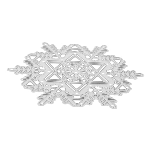 DOITOOL Würfel aus Kohlenstoffstahl Schneeflocken-Schablonen Stanzformen für die Kartenherstellung Schneeflockenstanze Weihnachtsstanzungen Schneeflocken-Stanzformen Silber DOITOOL Würfel aus Kohlenstoffstahl Schneeflocken-Schablonen Stanzformen für die Kartenherstellung Schneeflockenstanze Weihnachtsstanzungen Schneeflocken-Stanzformen Silber von DOITOOL
