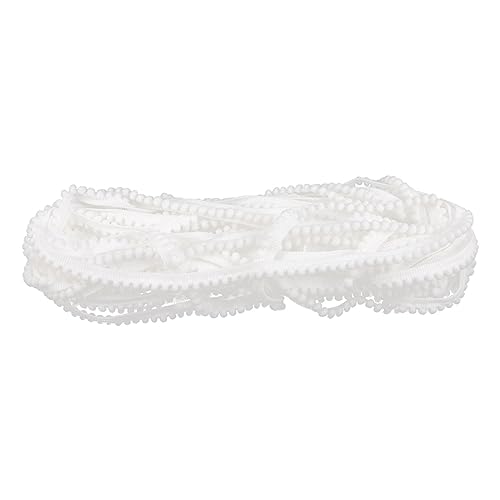 DOITOOL Zahnhaarballspitze Nähen für Hüte Pom-Pom-Dekorationen aus Gewebe Bommelbälle Bausatz Mini Pomponbesatz Fransenbesatz selber machen Fransenkugeln trimmen Stoff Weiß DOITOOL Zahnhaarballspitze Nähen für Hüte Pom-Pom-Dekorationen aus Gewebe Bommelbälle Bausatz Mini Pomponbesatz Fransenbesatz selber machen Fransenkugeln trimmen Stoff Weiß von DOITOOL
