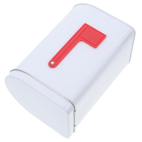 DOITOOL Zinkbeschichtete für Robuste Mailbox mit Signalflaggen für DIY Projekte und Kreative Aktivitäten Weiß DOITOOL Zinkbeschichtete für Robuste Mailbox mit Signalflaggen für DIY Projekte und Kreative Aktivitäten Weiß von DOITOOL