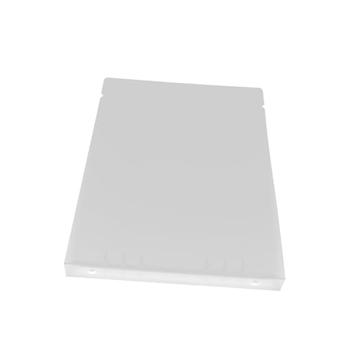 DOITOOL plastikordner aufbewahrungsmappe schnell hefter cartape schulordner Etikett großer Ordner Notizbuch Binder Schlüssel Budget Binder Notizbuch Binderschale Ordner für die Schule Weiß von DOITOOL