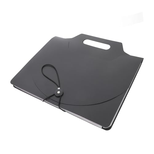 DOITOOL tragbarer Ordner Tasche Organisation Dateiorganisator Ordner-Organizer Dateiordner Multi -Abschnittsordner Dokument Organizer Ordner Aktenordner aus Kunststoff pp Schwarz von DOITOOL