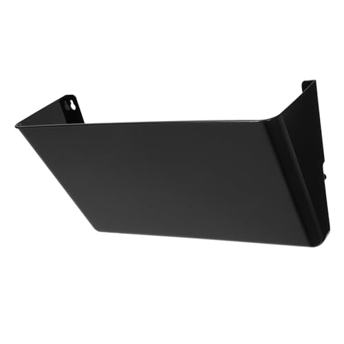 DOITOOL wandmontierter Aktenständer Organisator des Dateihalters Wanddateiorganisator Wandhalter Aktenordner aus Kunststoff Zeitschriftenhalter zur Wandmontage Plastik Schwarz von DOITOOL