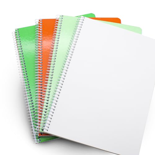 DOJA Barcelona | DIN A5 Notizbuch Unliniert | 4er Pack | A5 Notizheft mit weichem Umschlag | 80 blanko Blätter | Farbige Notizbücher in Zufälliger | A5 Ringbuch, Spiralblock, Skizzenbuch DOJA Barcelona | DIN A5 Notizbuch Unliniert | 4er Pack | A5 Notizheft mit weichem Umschlag | 80 blanko Blätter | Farbige Notizbücher in Zufälliger | A5 Ringbuch, Spiralblock, Skizzenbuch von DOJA Barcelona