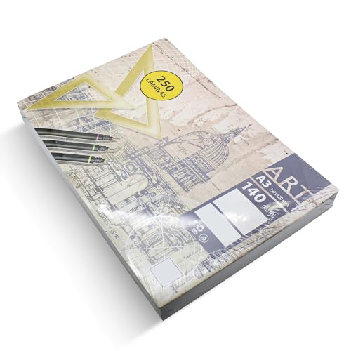 DOJA Barcelona | Zeichenblätter Rahmenlos DIN A3 | 250 Blatt | 1er Pack | Zeichenblock A4 randlos | Skizzenblock, Zeichenkarton, Malblock, Skizzenbuch, Zeichenpapier zum Zeichnen, Malen, Schule… DOJA Barcelona | Zeichenblätter Rahmenlos DIN A3 | 250 Blatt | 1er Pack | Zeichenblock A4 randlos | Skizzenblock, Zeichenkarton, Malblock, Skizzenbuch, Zeichenpapier zum Zeichnen, Malen, Schule… von DOJA Barcelona
