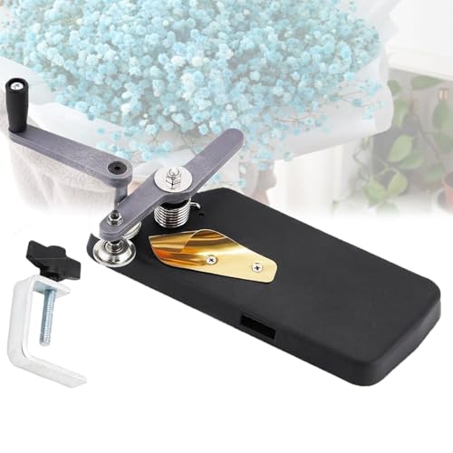 DOJBK Krepppapier-Spitzenmaschine, Lockenmaschine mit feinen/groben Zähnen, Blumen-Crimpmaschine, Wellen-Crimp-Krepppapier, Blumenverpackungswerkzeuge, für Floristenbedarf von DOJBK