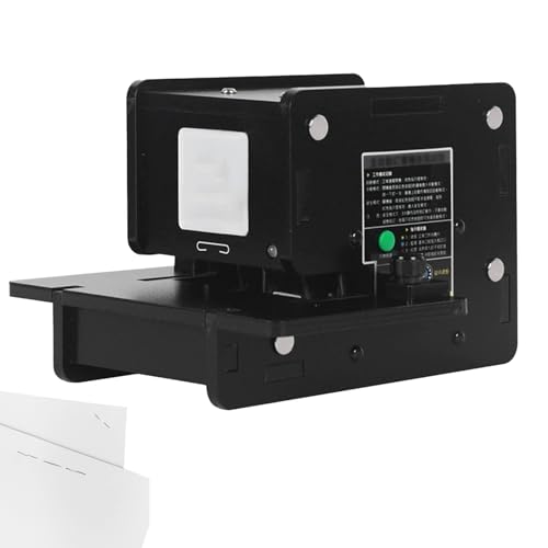 Automatischer Flachhefter, 50/70 Blatt Hefter mit 2.000 Heftklammern, automatischem und manuellem Modus, 120 Stiche/min, verstellbare Ränder, für Büro und Zuhause(50E Stapler) von DOJOEUU