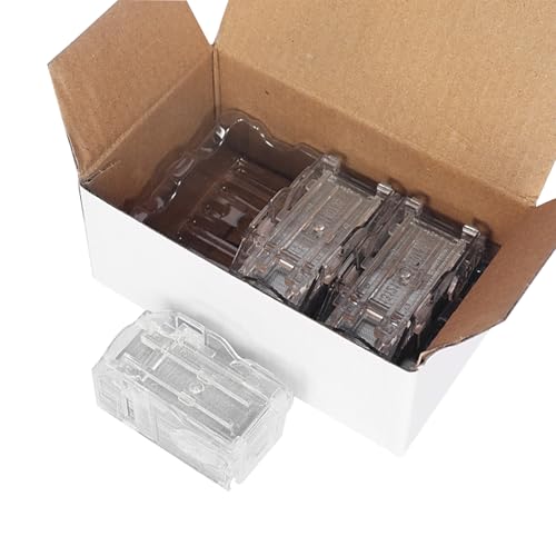Elektrischer Hefter für 50–70 Blatt, automatischer Flachhefter, zwei Modi, 120 Stiche/min, Flach- und Vertikalheftung, verstellbare Ränder von 1–15 cm, für Büro, Haushalt(70E staple) von DOJOEUU