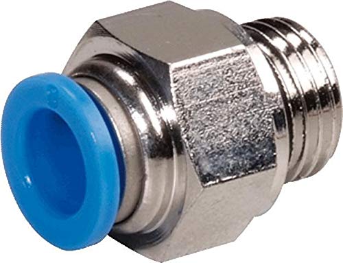 gerade Steckverschraubung, Schlauch 8mm, Gewinde G3/8a, STVS-QCKO-G3/8a-8-MSV-S-M120 gerade Steckverschraubung, Schlauch 8mm, Gewinde G3/8a, STVS-QCKO-G3/8a-8-MSV-S-M120 von DOLD Mechatronik