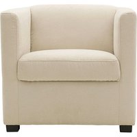 DOMO Collection Sessel BOB beige schwarz Stoff von DOMO Collection