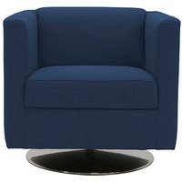 DOMO Collection Sessel BOB blau silber Stoff von DOMO Collection