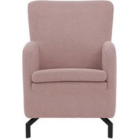 DOMO Collection Sessel Dallas rosa schwarz Stoff von DOMO Collection