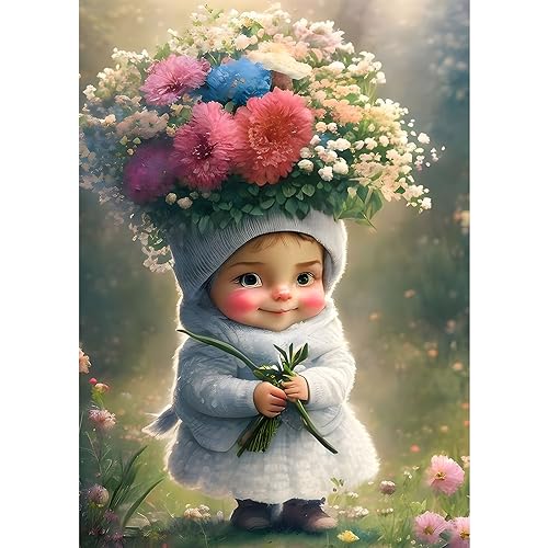 DOMROM Blumen Diamond Painting für Erwachsene, Diamant Painting Kits Bilder, 5D Diamant Malerei DIY Diamond Painting Set für Home Wand Decoration 30x40cm DOMROM Blumen Diamond Painting für Erwachsene, Diamant Painting Kits Bilder, 5D Diamant Malerei DIY Diamond Painting Set für Home Wand Decoration 30x40cm von DOMROM
