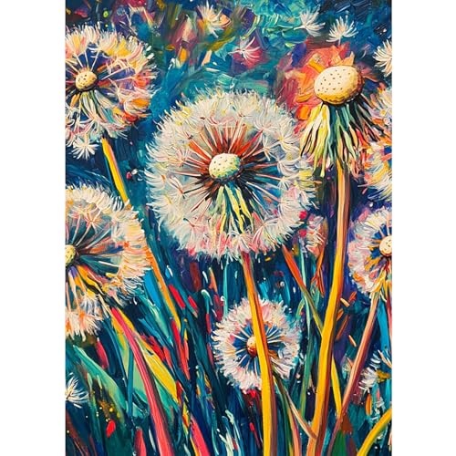 DOMROM Diamond Painting, Löwenzahn Diamond Painting Erwachsene Kinder Diamond Painting Set, Diamant Malerei Kit Diamond Art Erwachsene für Home Wand Dekor 30x40cm DOMROM Diamond Painting, Löwenzahn Diamond Painting Erwachsene Kinder Diamond Painting Set, Diamant Malerei Kit Diamond Art Erwachsene für Home Wand Dekor 30x40cm von DOMROM