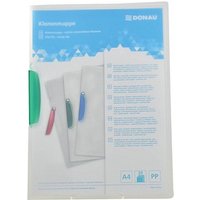 DONAU Klemmhefter transparent/grün, 10 St. von DONAU