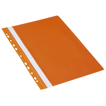 10 x DONAU Schnellhefter - A4 Multilochung PVC orange. von DONAU