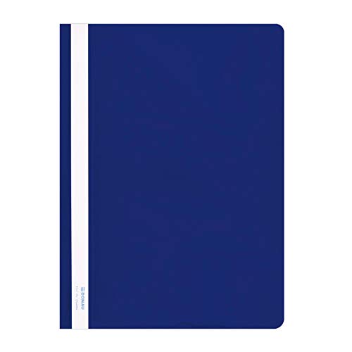 DONAU 1705001PL-10 Plastik Schnellhefter A4 Blau, Sichthefter Kunststoff Strapazierfähigem PVC Hart Glasklares Deckblatt, für Büro und Schule, Fassungsvermögen ca. 200 Blatt | 10er Pack DONAU 1705001PL-10 Plastik Schnellhefter A4 Blau, Sichthefter Kunststoff Strapazierfähigem PVC Hart Glasklares Deckblatt, für Büro und Schule, Fassungsvermögen ca. 200 Blatt | 10er Pack von DONAU