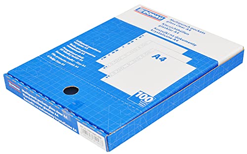 DONAU 1765100PL-00B Prospekthüllen Gelochte Klarsichthüllen für Dokumente Papiere Akten Ordner/ PP Din A4, Glasklar Kristallin Klarsicht-Folien Transparent 45 mikron/ µm, 100 stk. Karton DONAU 1765100PL-00B Prospekthüllen Gelochte Klarsichthüllen für Dokumente Papiere Akten Ordner/ PP Din A4, Glasklar Kristallin Klarsicht-Folien Transparent 45 mikron/ µm, 100 stk. Karton von DONAU