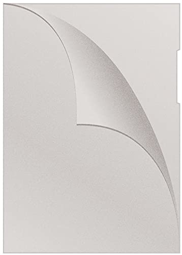 DONAU 1785095-00 Aktenhüllen vom Typ L Din A4 / 100 Stück/Farbe: Transparent/PP 120 μm/Seitlich Offen Transparent Genarbt/Sichthüllen Klarsichthüllen von DONAU