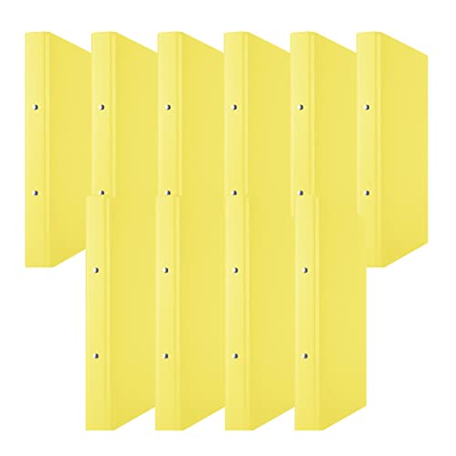 DONAU 3732001PL-11 Ringbuch Gelb | 2-O-Ring-Mechanik 20mm DIN A4 Ringordner Pappe/ Kunststoff | Aus 1,9 mm dickem Karton mit öko PP 100µ | 10er Packung DONAU 3732001PL-11 Ringbuch Gelb | 2-O-Ring-Mechanik 20mm DIN A4 Ringordner Pappe/ Kunststoff | Aus 1,9 mm dickem Karton mit öko PP 100µ | 10er Packung von DONAU