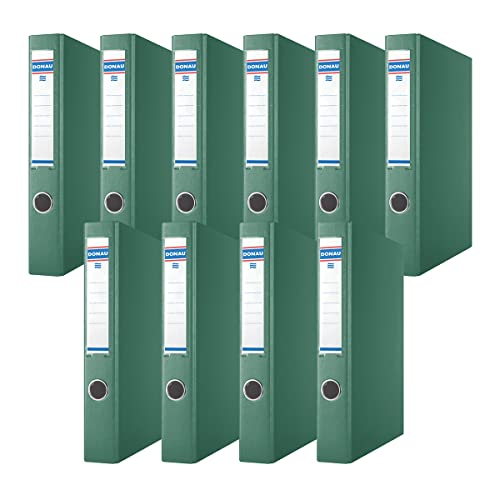DONAU 3932001PL-06 Ringbuch/Grün | 2-D-Ring-Mechanik 30mm DIN A4 Ringordner Pappe/Kunststoff | Aus 1,9 mm dickem Karton mit öko PP 100µ | 10er Packung DONAU 3932001PL-06 Ringbuch/Grün | 2-D-Ring-Mechanik 30mm DIN A4 Ringordner Pappe/Kunststoff | Aus 1,9 mm dickem Karton mit öko PP 100µ | 10er Packung von DONAU