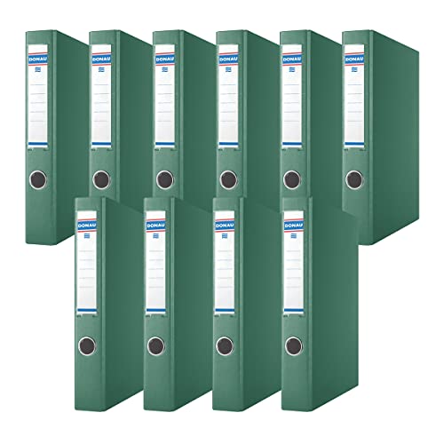 DONAU 3934001PL-06 Ringbuch/Grün | 4-D-Ring-Mechanik 30mm DIN A4 Ringordner Pappe/Kunststoff | Aus 1,9 mm dickem Karton mit öko PP 100µ | 10er Packung DONAU 3934001PL-06 Ringbuch/Grün | 4-D-Ring-Mechanik 30mm DIN A4 Ringordner Pappe/Kunststoff | Aus 1,9 mm dickem Karton mit öko PP 100µ | 10er Packung von DONAU