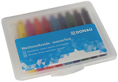 DONAU 5210100-99 Wachsmalstiftetui - 10 Farben, wasserfest, Etui DONAU 5210100-99 Wachsmalstiftetui - 10 Farben, wasserfest, Etui von DONAU