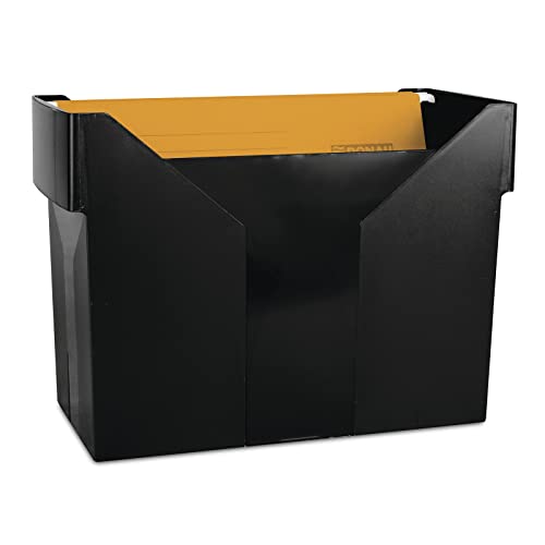 DONAU 7422001PL-01 Hängemappenbox mit 5 Hängemappen Free/ Hängeregister aus Bruchsicherem Kunststoff/ Praktische File Box für Ordner Mappen A4/ Farbe: Schwarz DONAU 7422001PL-01 Hängemappenbox mit 5 Hängemappen Free/ Hängeregister aus Bruchsicherem Kunststoff/ Praktische File Box für Ordner Mappen A4/ Farbe: Schwarz von DONAU