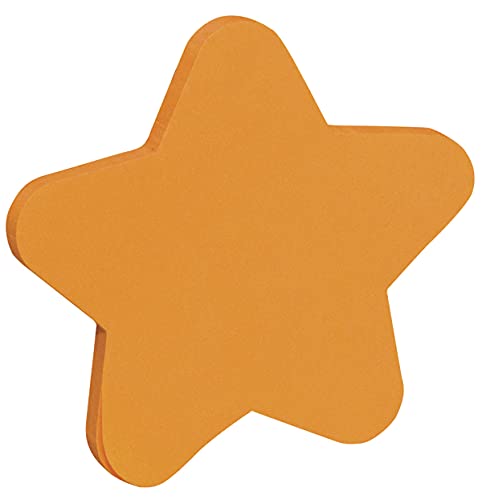 DONAU 7570001PL-12 Notes Haftnotizen Stern Orange/ Selbstklebewürfel Haftnotizzettel Sticky Notes/ 1x50 Blatt, Notizblöcke für Büro Schule DONAU 7570001PL-12 Notes Haftnotizen Stern Orange/ Selbstklebewürfel Haftnotizzettel Sticky Notes/ 1x50 Blatt, Notizblöcke für Büro Schule von DONAU