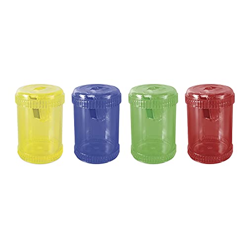 DONAU 7812001-99 Spitzer/Spitzdose/Dosenspitzer, Plastik, einzeln, große Dose, verschiedene Farben von DONAU