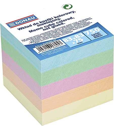 DONAU 8309000-99 Zettelklotz/Notizklotz für Zettelbox, 83 x 83 x 75 mm DONAU 8309000-99 Zettelklotz/Notizklotz für Zettelbox, 83 x 83 x 75 mm von DONAU