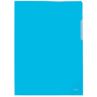 DONAU Aktenhülle A4 160µm PP 10 Stück blau. von DONAU