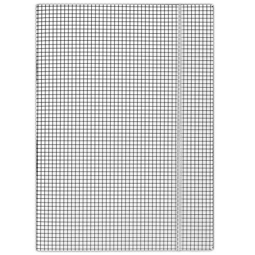 DONAU FEP09 Premium Eckspanner-Mappe A4 mit 3 Einschlagklappen aus starkem Karton/Pappe| Karierter Aufdruck; Einseitige, hochglänzende Drucklackierung| 25er Pack, Farbe: Weiß| ideal für Büro DONAU FEP09 Premium Eckspanner-Mappe A4 mit 3 Einschlagklappen aus starkem Karton/Pappe| Karierter Aufdruck; Einseitige, hochglänzende Drucklackierung| 25er Pack, Farbe: Weiß| ideal für Büro von DONAU